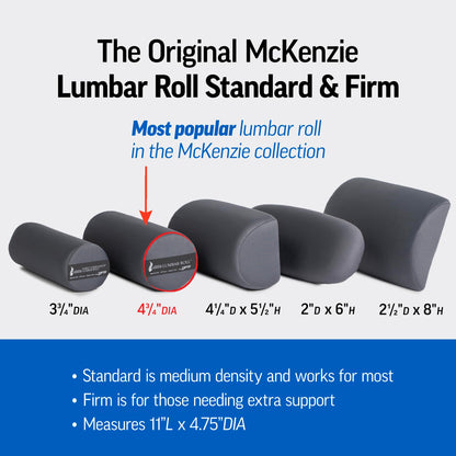 OPTP The Original McKenzie Lumbar Roll – Standard Density Low Back Support