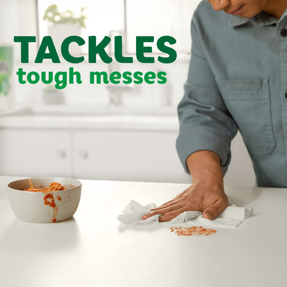 Bounty Paper Towels Quick Size, White, 16 Family Rolls = 40 Regular Rolls